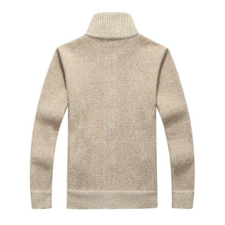 René | Winddichter Pullover mit Innenfutter