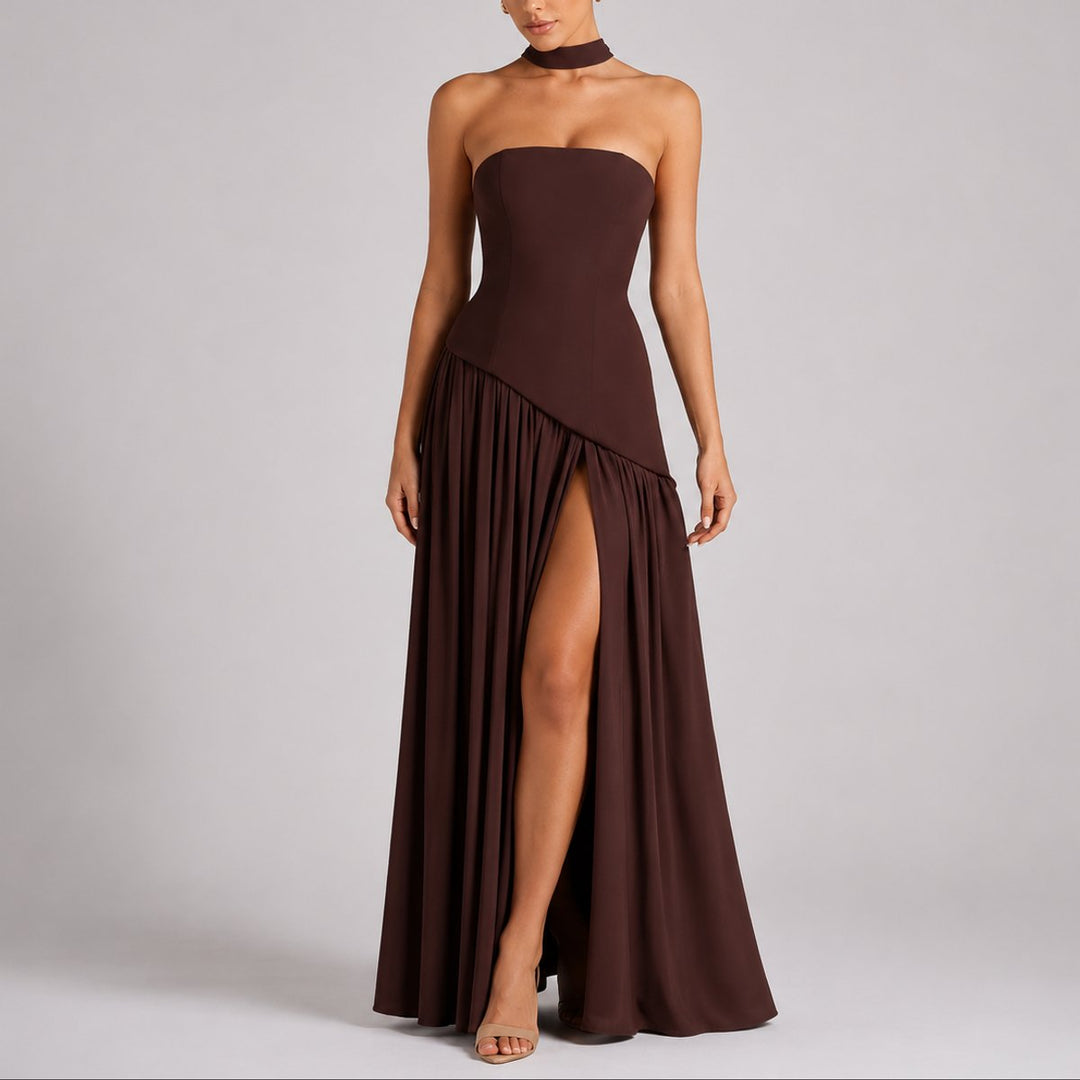 Emma | Elegant Fall Wedding Maxi Dress