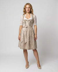 Annett | Romantic Floral Dirndl Dress with Lace Blouse for Oktoberfest