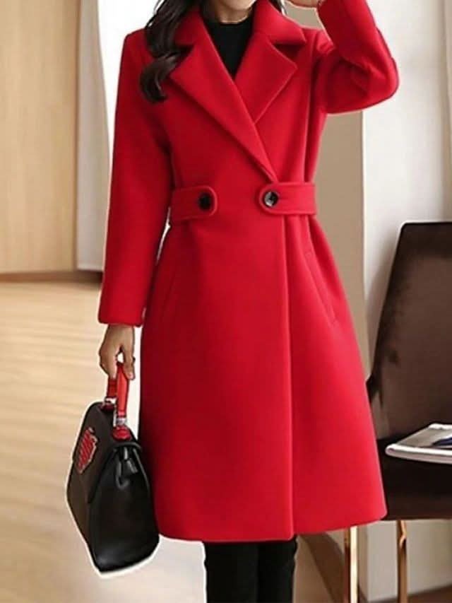 SIENNA | Wollmantel für Frauen – Elegante, zeitlose Silhouette