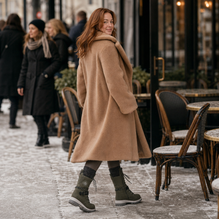 Cozette | Knit-Shaft Boots – Bequeme Winter Chelsea für Damen