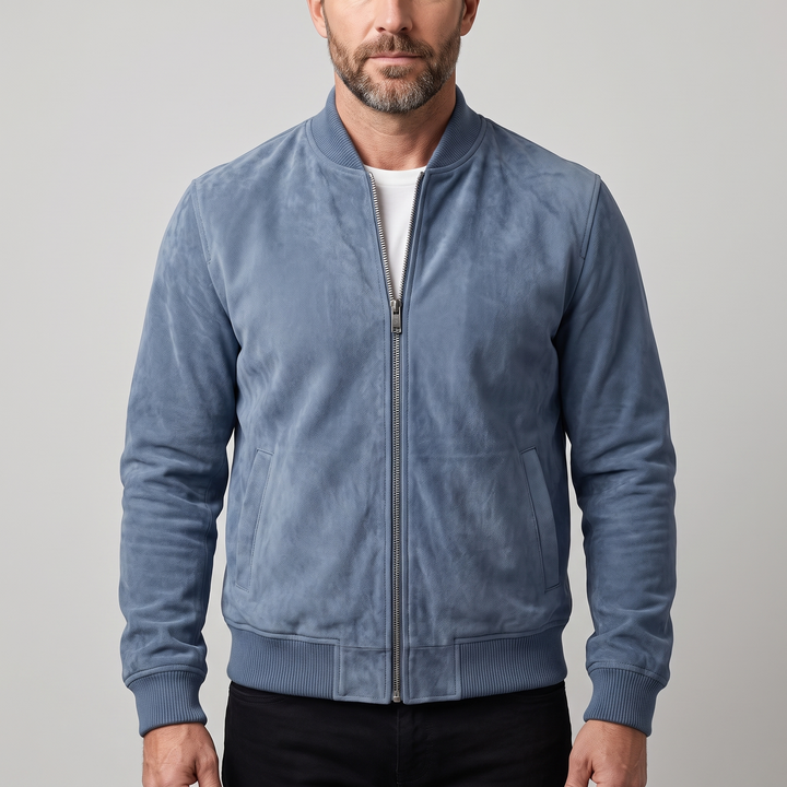 Montclair | Suede Bomber Jacket – Klassischer Stil für Männer