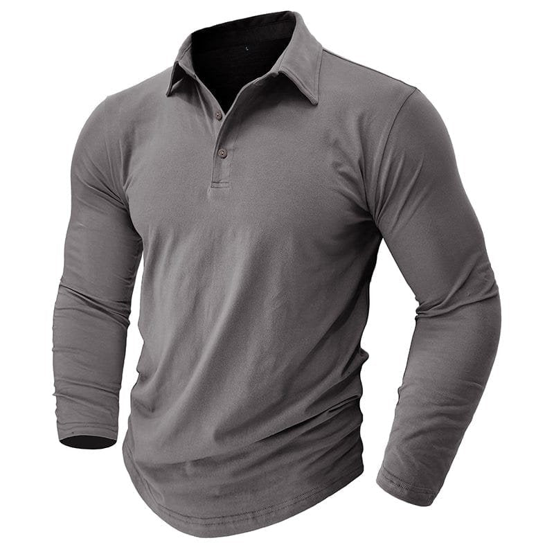 Owen | Langärmeliges Polo – Stilvolle Eleganz für Männer