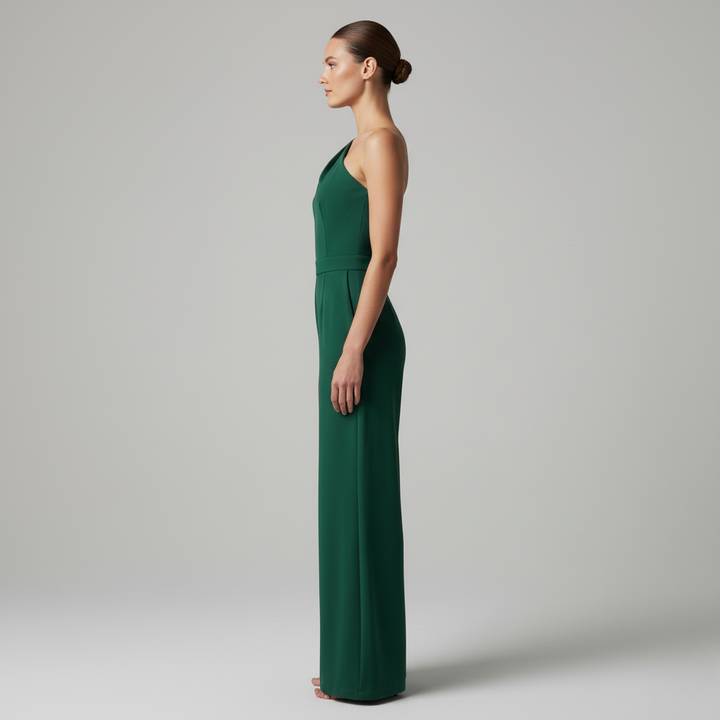 Cecilia | Eleganter Ein Schulter Jumpsuit