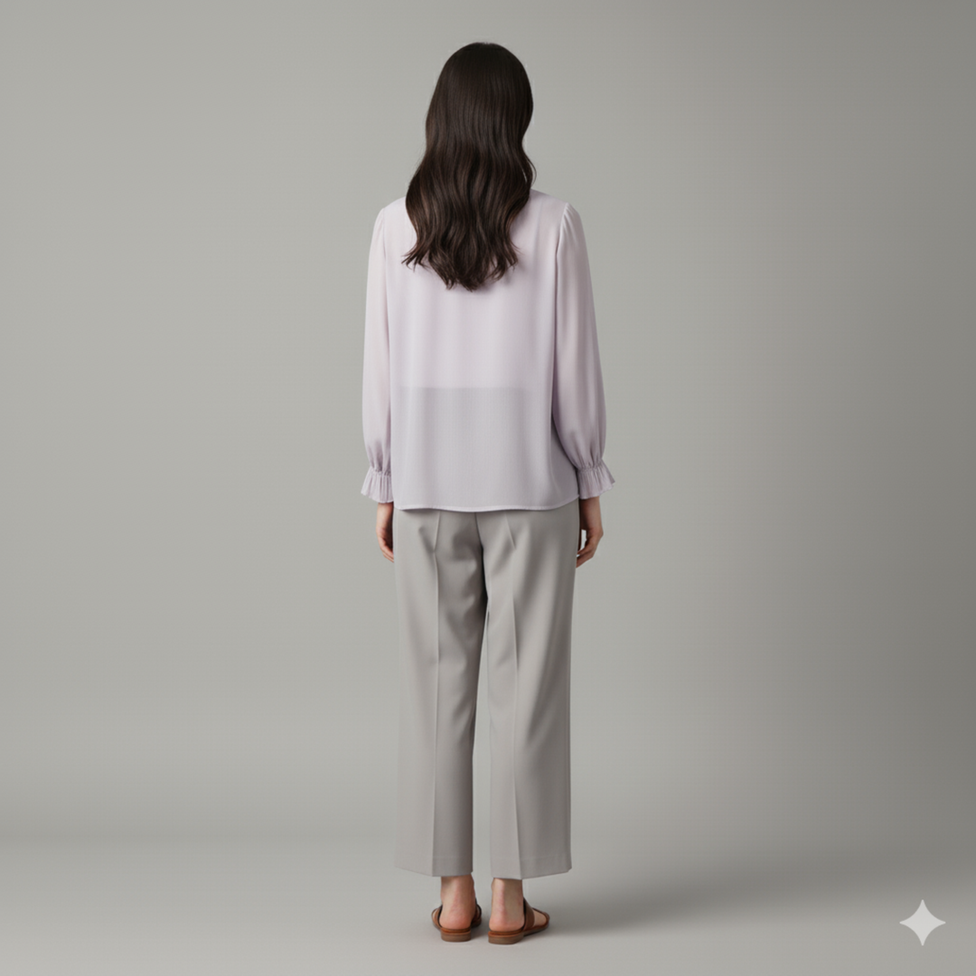 Luna | Bequeme Langarmbluse