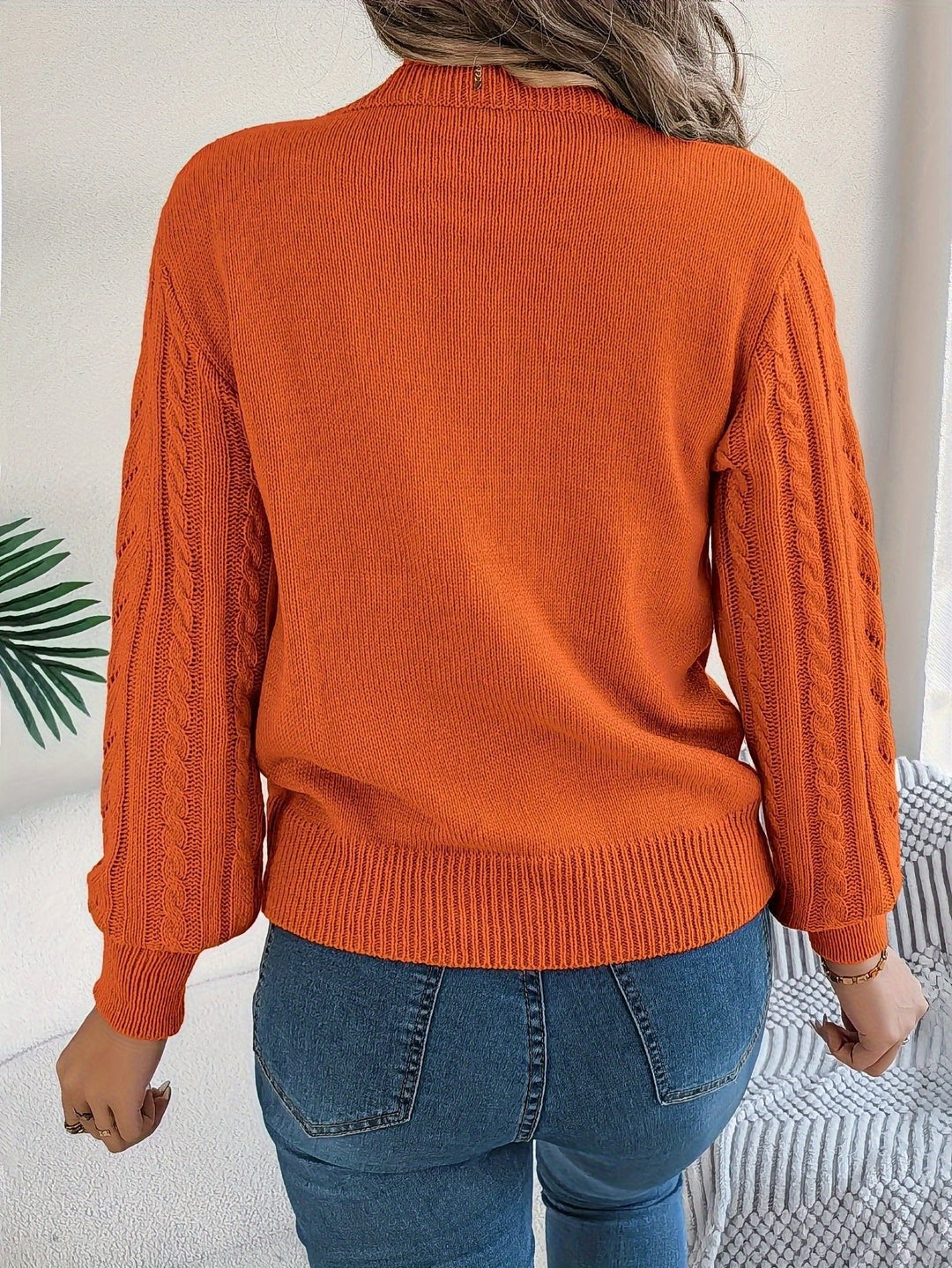 Blythe | Cable-Knit Sweater – Cozy Textured Style for Women