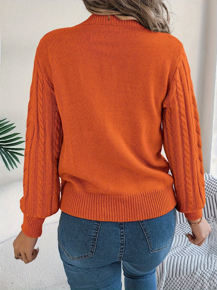Blythe | Strickpullover mit Kabelmuster