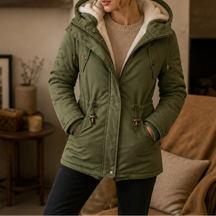 Warmbella | Padded Parka – Fleece-Lined und Tailliert für Frauen