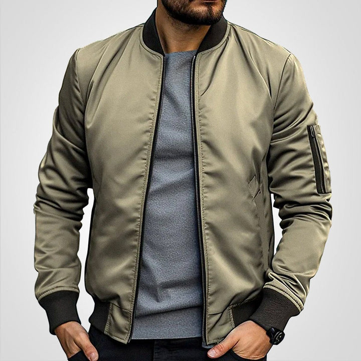Thomas | Classic Men’s Bomber Jacket with Lightweight Transitional Comfort