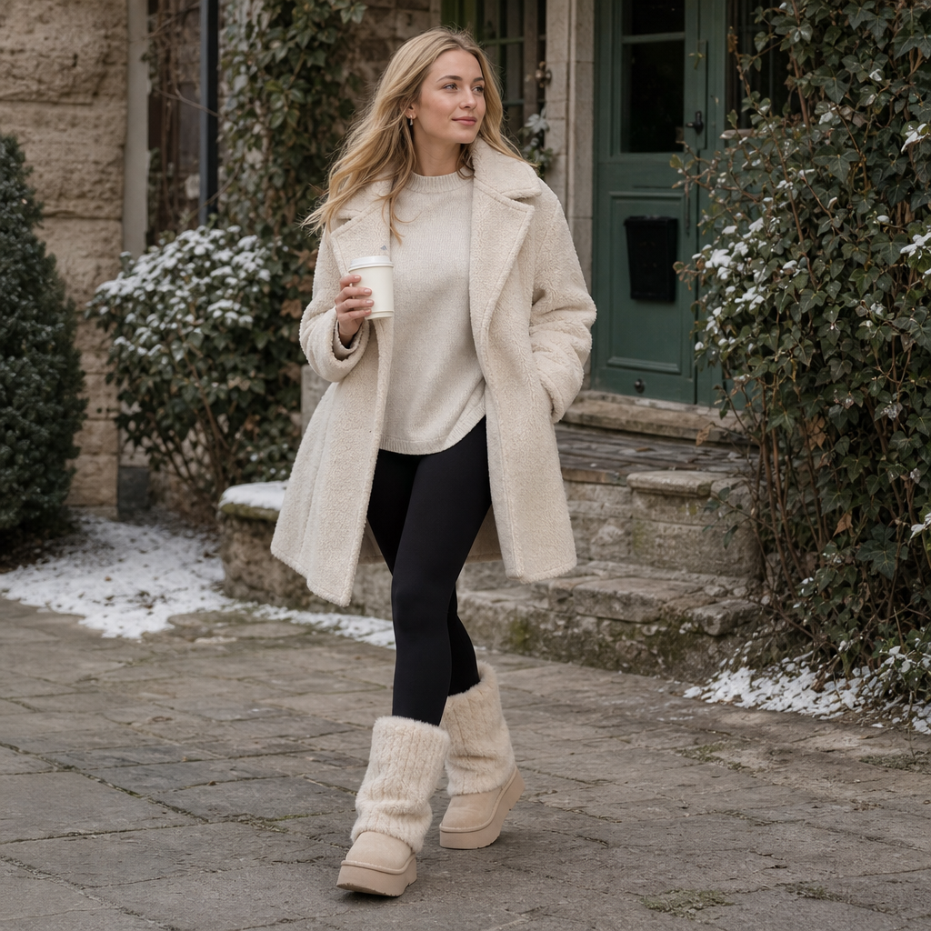 SnugLift | Plattform Winterstiefel mit Kunstfell für Damen
