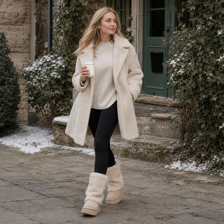 SnugLift | Plattform Winterstiefel mit Kunstfell für Damen