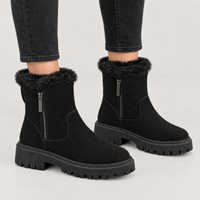 Helena | Stylish Ankle Boots with Fur Lining for Women