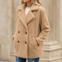 Karolin | Kuscheliger Teddy-Mantel Für Stilvolle Wintertage