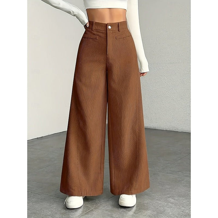 Coralie | Wide-Leg Pants – Effortless Elegance for Women