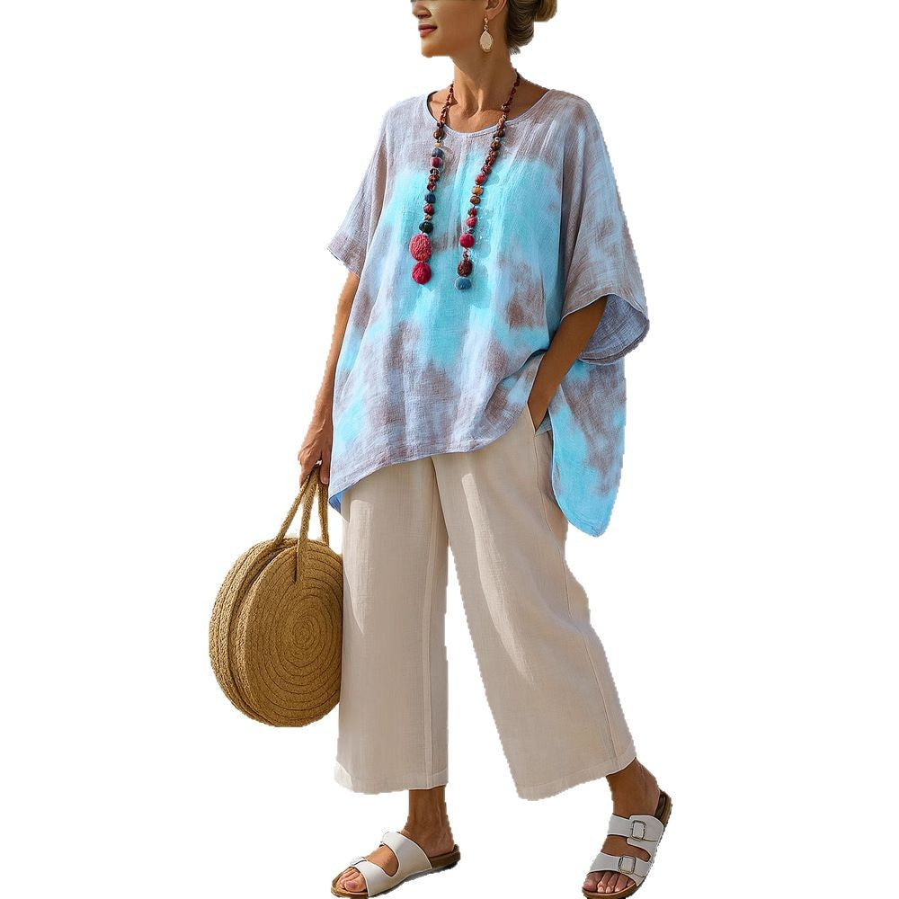 Victoria | Modern and Flowing Asymmetrical Tunic Top