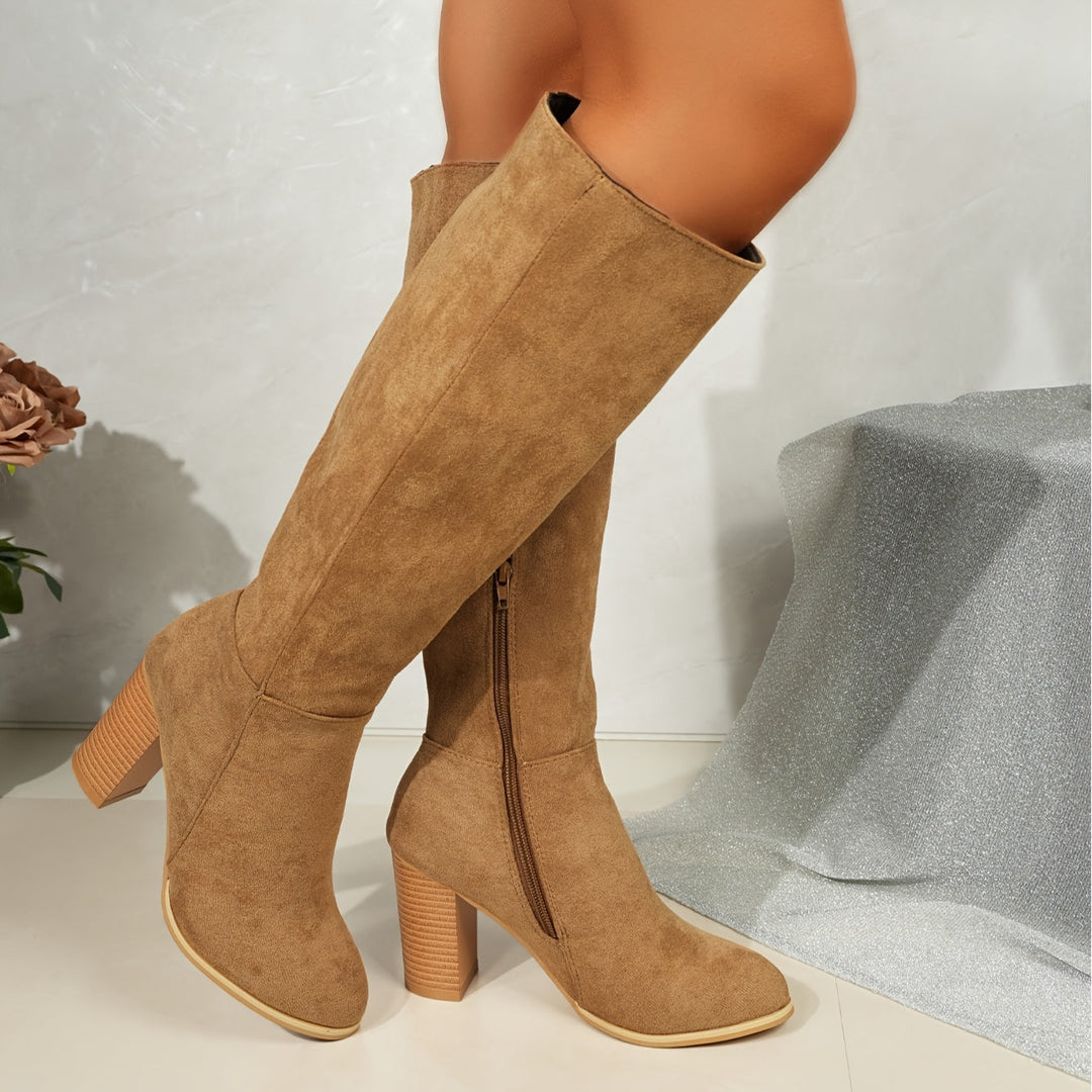 Valeria | Elegant Western cowboy boots with a wide calf fit