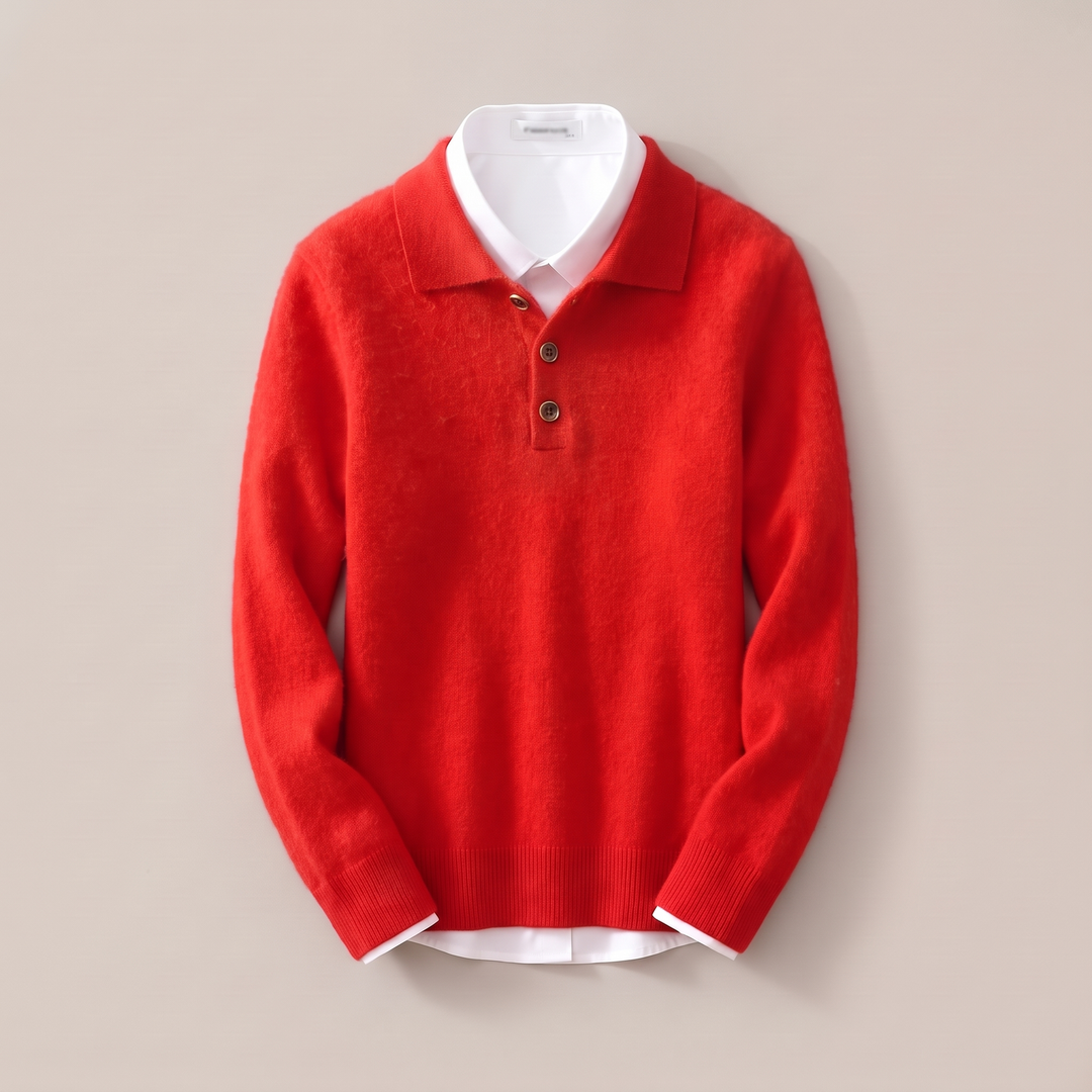 BELFORD | Cashmere Polo – Klassische Schnittführung für Männer