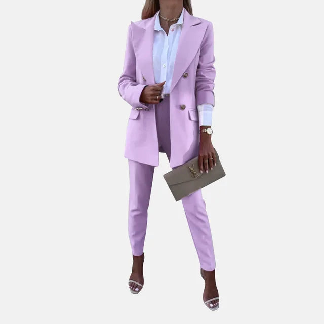 Birgit | Elegant and Modern Two-Piece Set with Blazer and Trousers