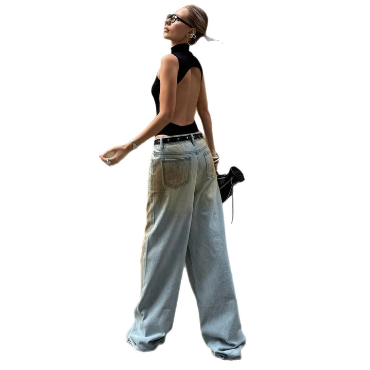 Nora | Retro-Inspired and Cozy Wide-Leg Jeans