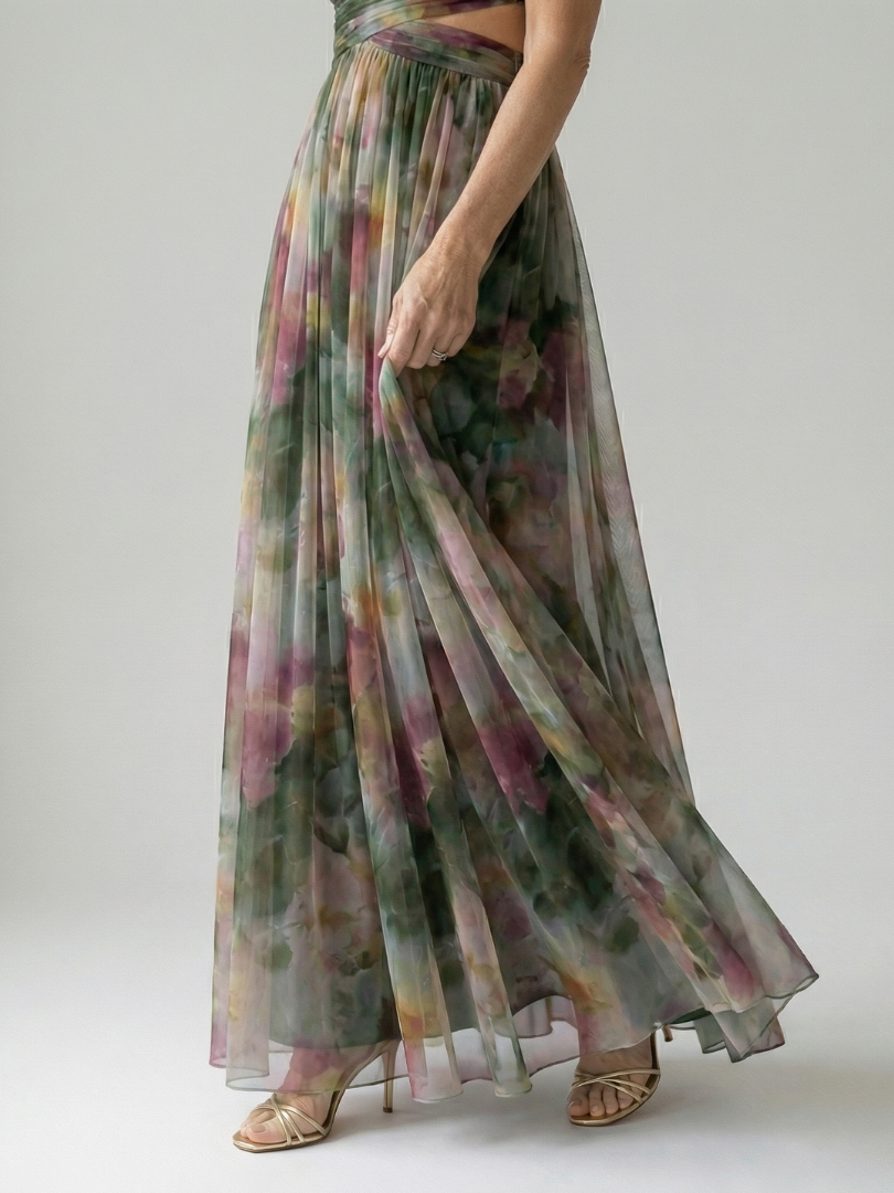 Isel | Maxi Kleid – Leichtes Wickeldesign für Frauen