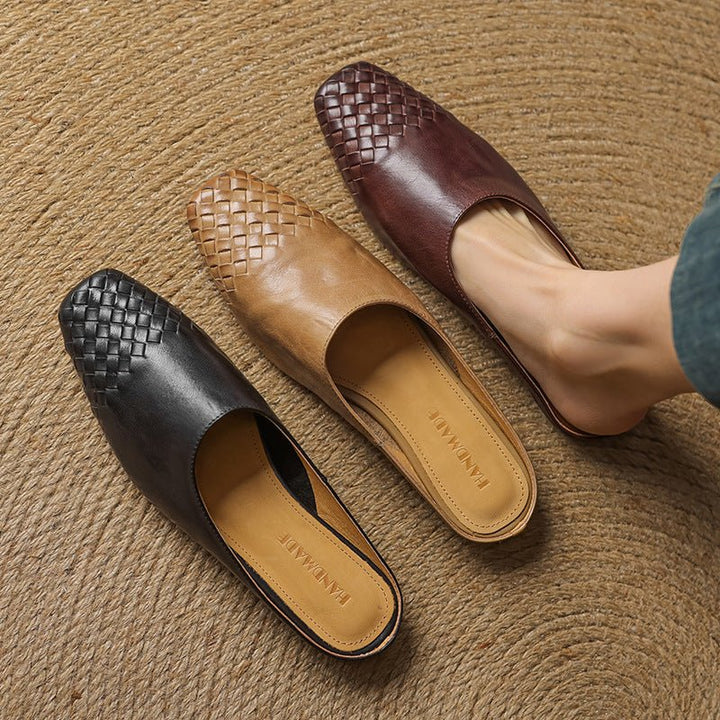 Lucia | Elegant and Stylish Leather Slides