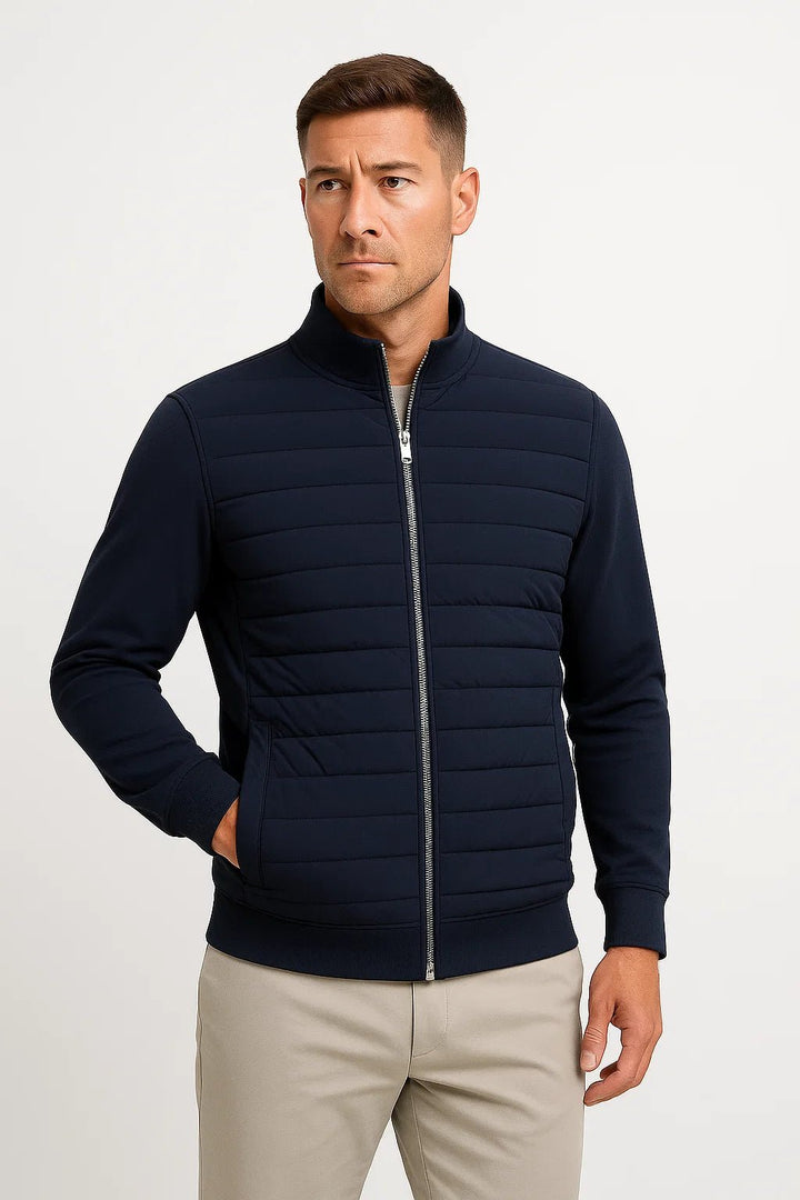 Florian | Hybrid Jacket with Knitted Sleeves for Men