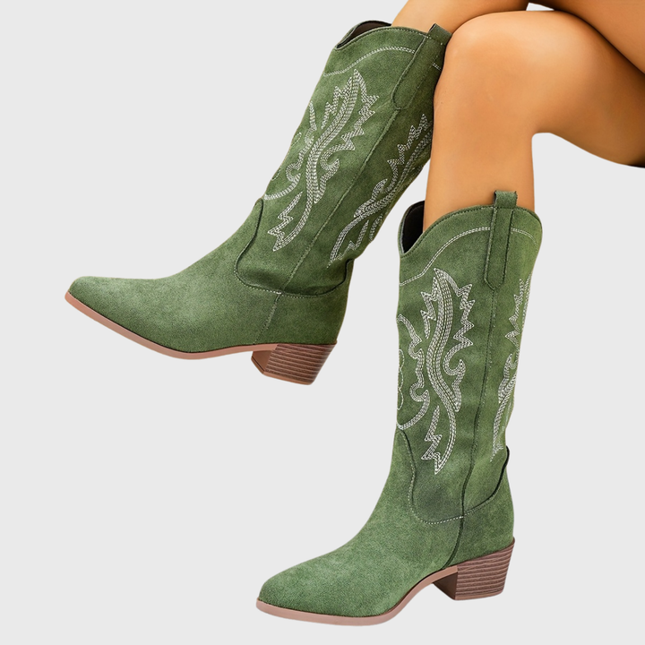 Lara | Elegant Western-Style Cowboy Boots for Women