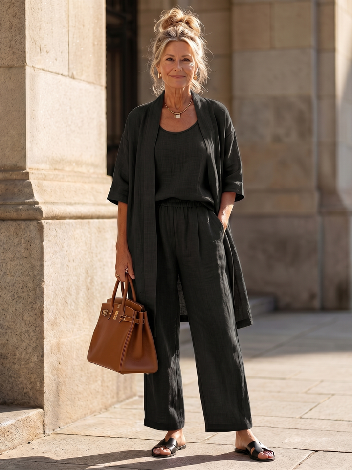 Yael | Drei-Teile Set – Lockerer Style für Frauen