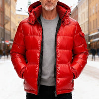 Matteo | Quilted men's puffer jacket with hood