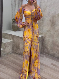 Marie | Zeitloses Hochzeitsgästekleid mit schmeichelhaftem V-Ausschnitt