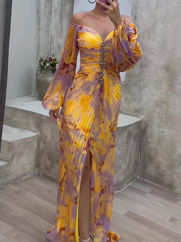 Adele | Spitzenkleid V-Ausschnitt Elegant Hochzeitsgast Stil 1