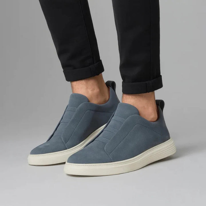 Alberto | Elegante Slip-On Sneaker Damen aus Italienischem Wildleder – Bequem & Stilvoll für Jeden Anlass 4