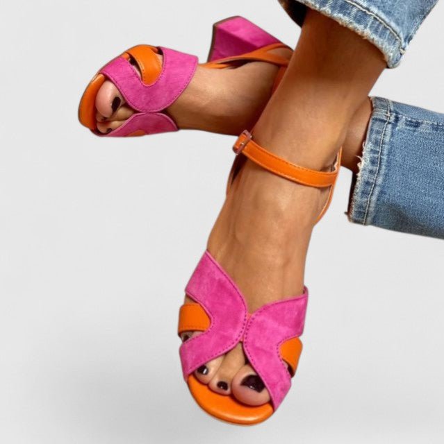 Alda | Bequeme Orthopädische Sandalen Damen – Stilvolle Sommerschuhe mit Blockabsatz 0