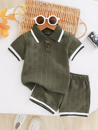 Swen| Comfortable, Stylish Polo Shirt and Shorts Set for Kids
