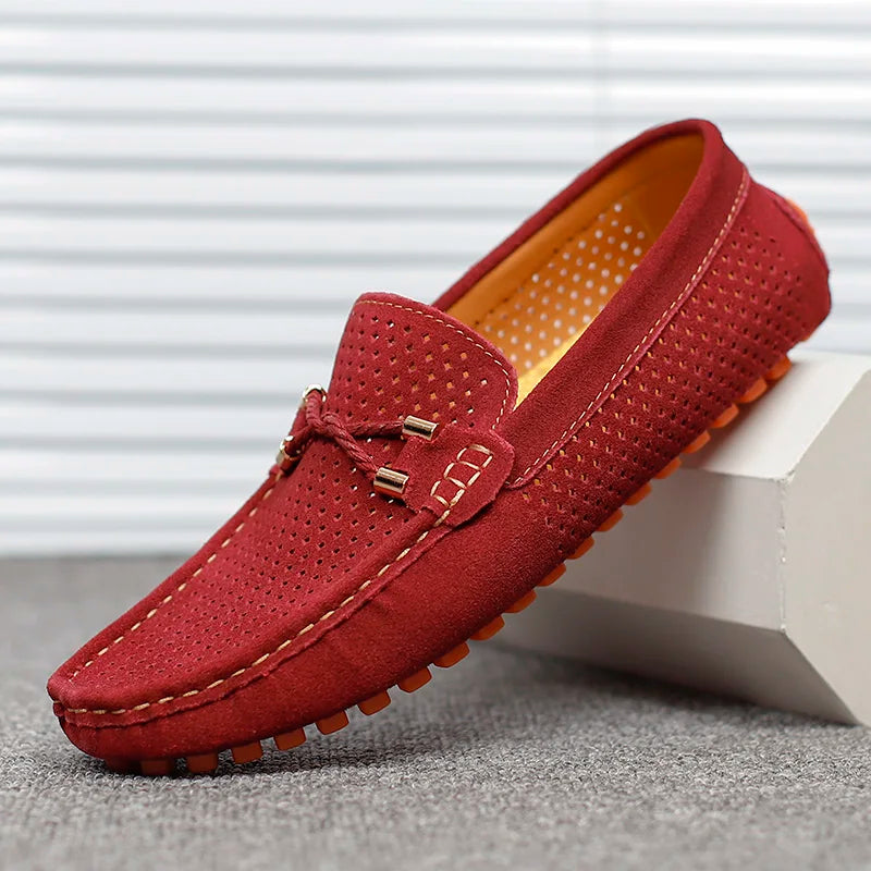 Aldrin | Herren Loafer Schwarz Penny Loafer Elegante Slip-on Schuhe 10