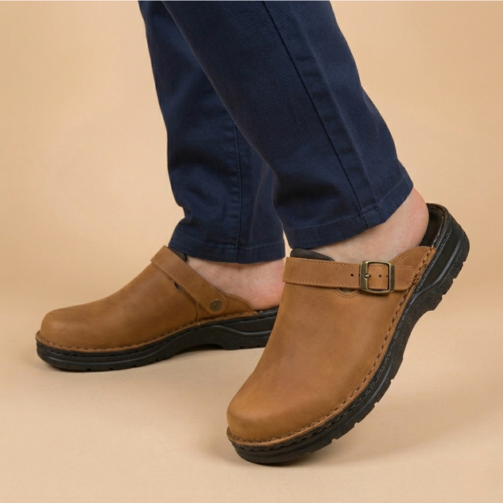 Alex | Stützende und bequeme orthopädische Hausschuhe 2