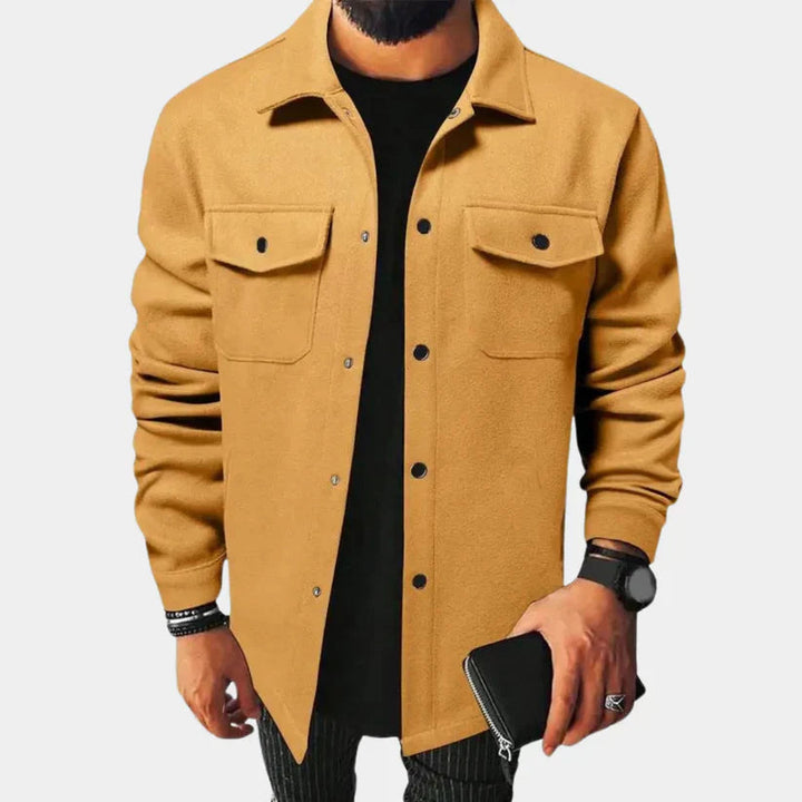 Alexander | Stilvolle und vielseitige Herrenhemdjacke 0