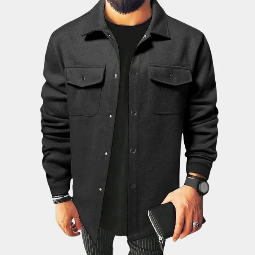Alexander | Stilvolle und vielseitige Herrenhemdjacke 2