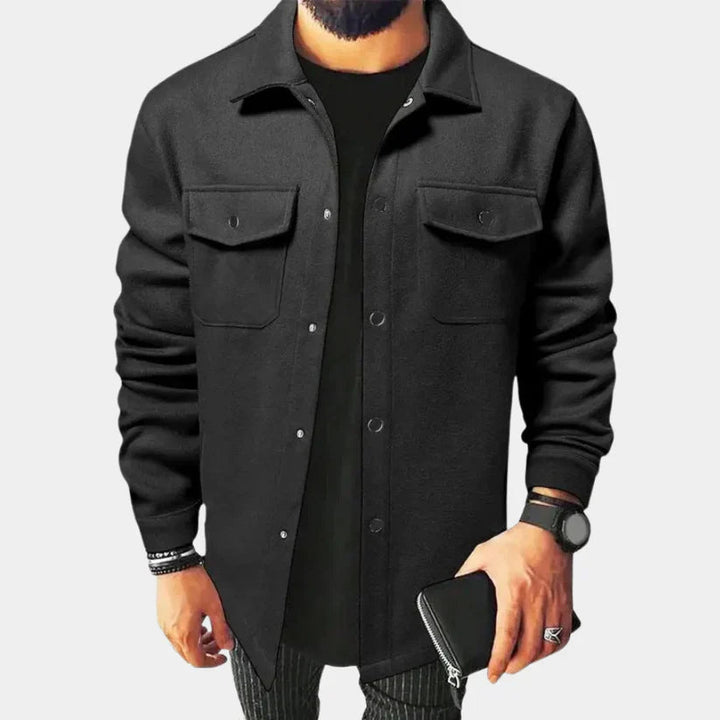 Alexander | Stilvolle und vielseitige Herrenhemdjacke 2