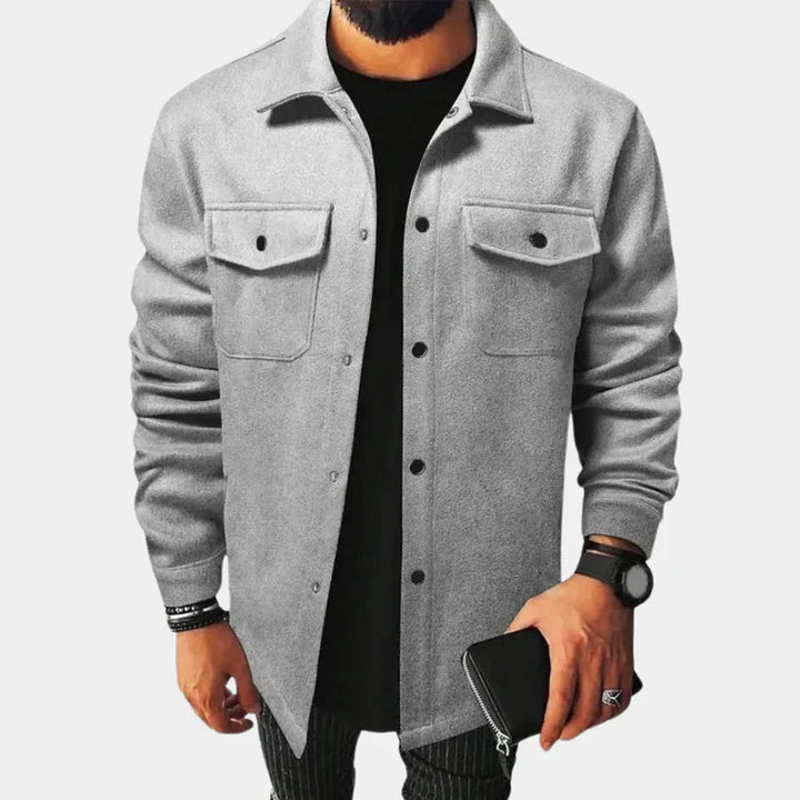 Alexander | Stilvolle und vielseitige Herrenhemdjacke 3