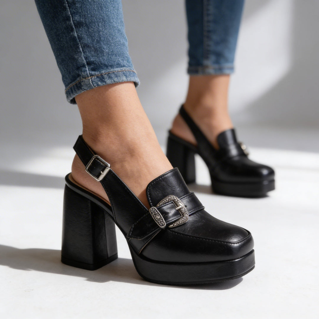 Allegra | Damen Schuhe Schuhe Damen Plateau Slingback Blockabsatz Elegant Komfort 5