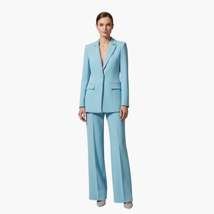 Allegra | Elegantes, Maßgeschneidertes Damenanzug Blau – Blazer & Hose Set für Stilvolle Anlässe 0