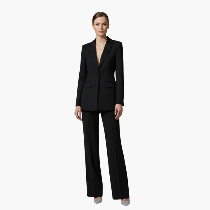 Allegra | Elegantes, Maßgeschneidertes Damenanzug Blau – Blazer & Hose Set für Stilvolle Anlässe 9
