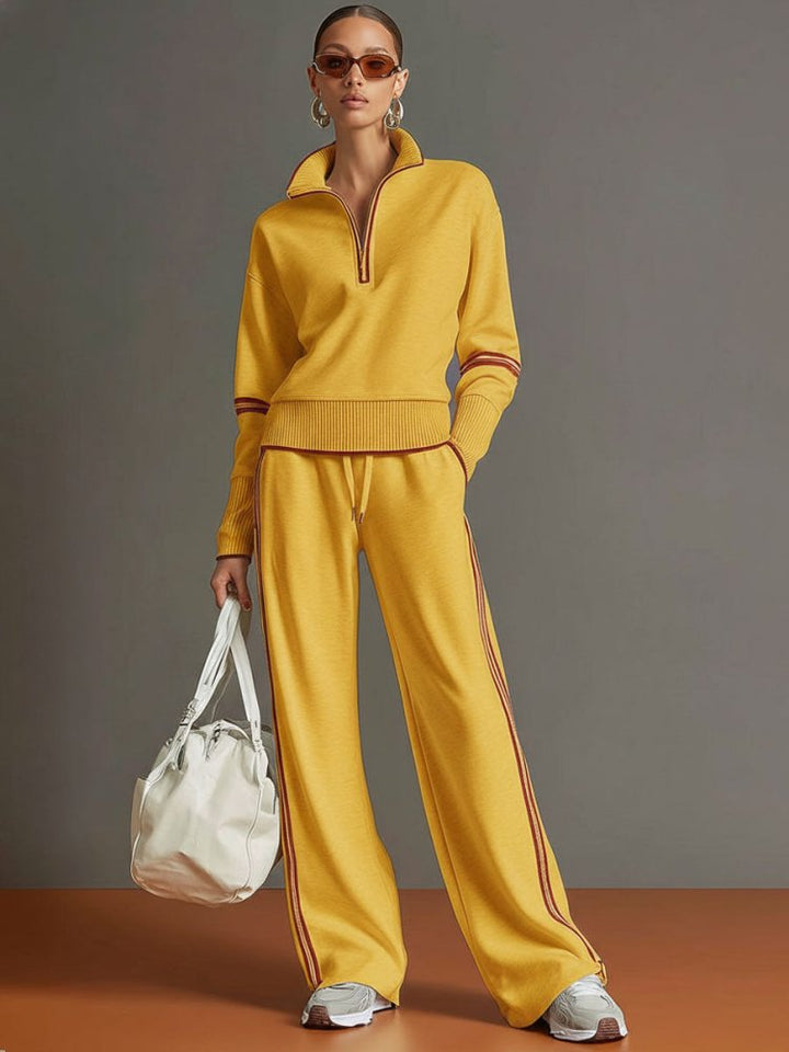 Allegra | Lounge Set Eleganter Stil Komfortabel Weite Hose Oversize 1