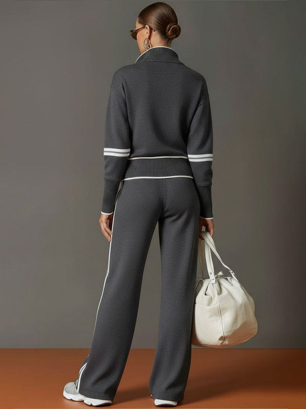 Allegra | Lounge Set Eleganter Stil Komfortabel Weite Hose Oversize 8