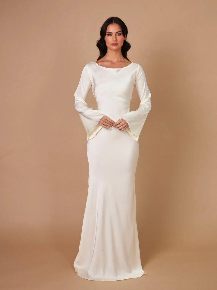 Amara | Elegantes Maxikleid Langarm – Figurbetont &amp; Festlich für Damen 8