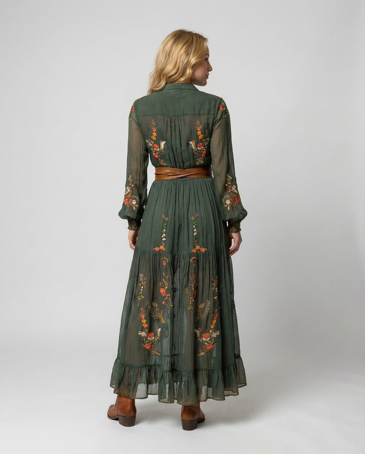 Amara | Elegantes, Fließendes &amp; Vielseitiges Damen-Maxikleid im Boho-Stil 2