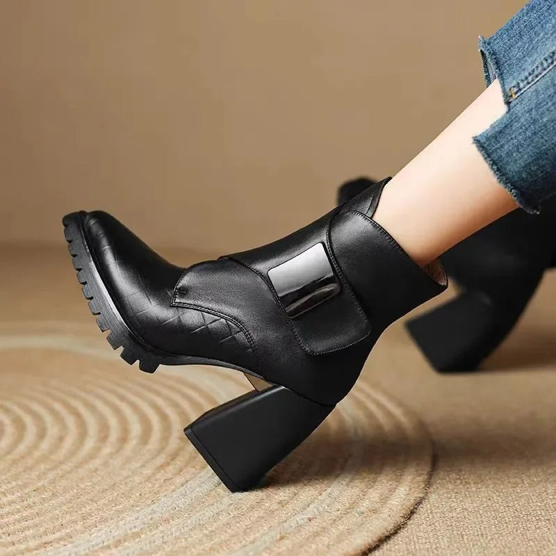 Amelia | Bequeme und elegante Chelsea Boots mit Absatz 0