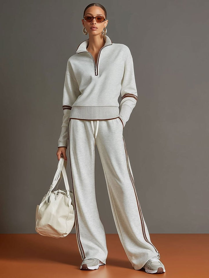 Amelia | Damen Anzug Set Elegant Weit Geschnitten Bequem Casual 1