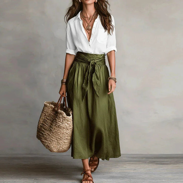 Amelia | Elegantes, Bequemes Oberteil und Rock Set für Alltag und Freizeit 2